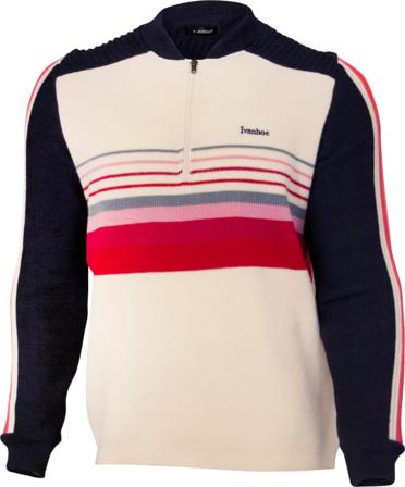 Ivanhoe Unisex Retro Race Unisex long-sleeved sweaters White S