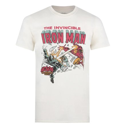 Iron Man Herr Blast T-Shirt XXL Natur