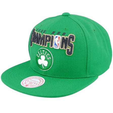 Mitchell & Ness - Boston Celtics Champs 08 HWC Green Snapback Snapback Green Cap - NBA @ Hatstore