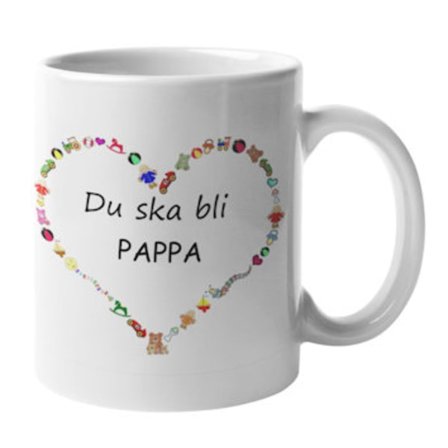 Mugg - Du ska bli pappa