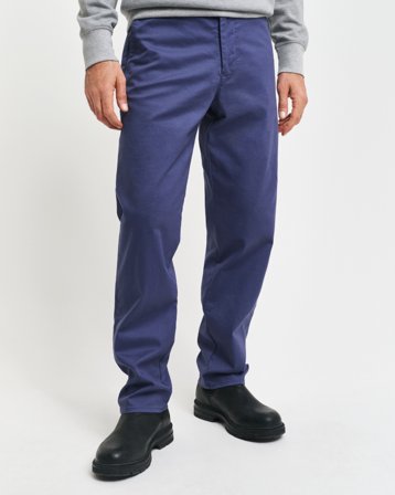 GANT Herren Regular Fit Chinohose (33/34) Blau