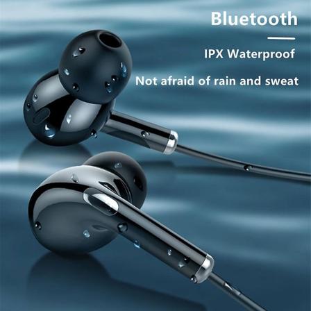 Bluetooth-kompatibla 5.0 hörlurar Trådlöst headset Vattentätt S