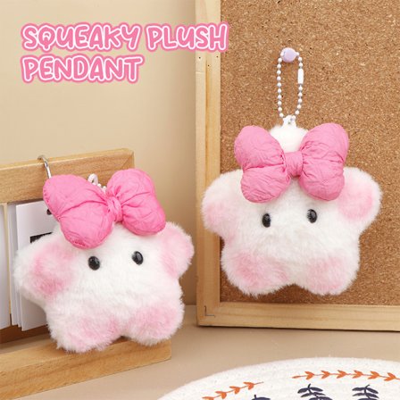 Pivdyr plys bamse bueknude capybara vedhæng nøglering bilnøgle