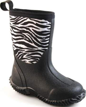 Vincent Kids Zebra Children Neoprene boots Black 23