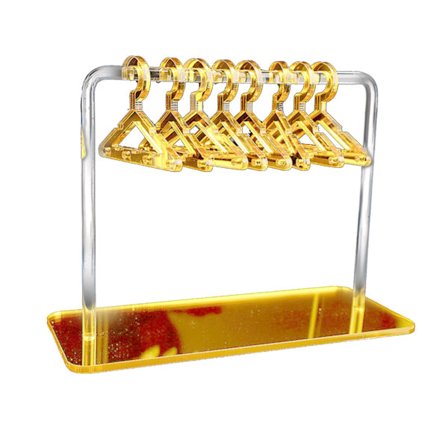 Ørepyntstativ, Klar Akryl Smykkeholder Med Mini Søte Henger