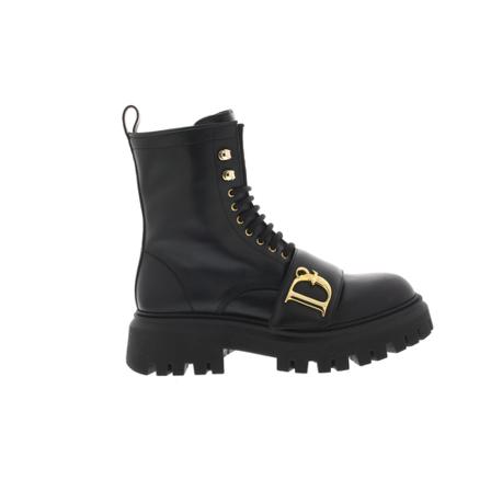 Dsquared2, Lace-up shoes Czarny, Kobieta, Rozmiar: 36 EU