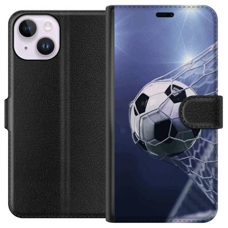 Kompatibel Tegnebogsetui til Apple Apple iPhone 14 Fodbold Fart Net Bold Sport Kamp