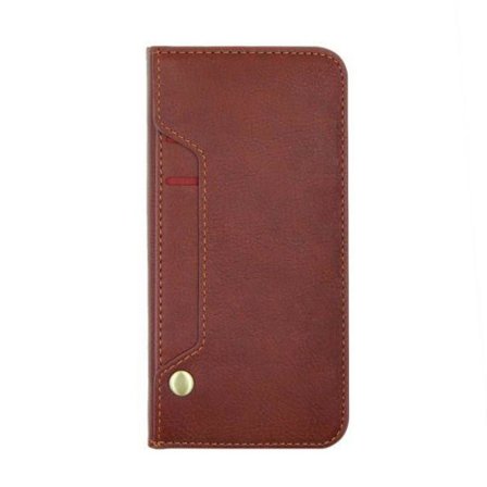 Flip Stand Leather Wallet Card holder Case Red Brown For iPhone XS Max