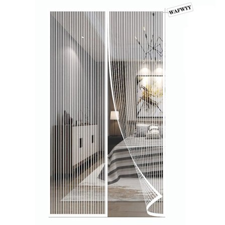 Magnet Fluenetdør Insektbeskyttelse, Magnetisk Gardin Klæbende Installation Uden Boring, Myggenet