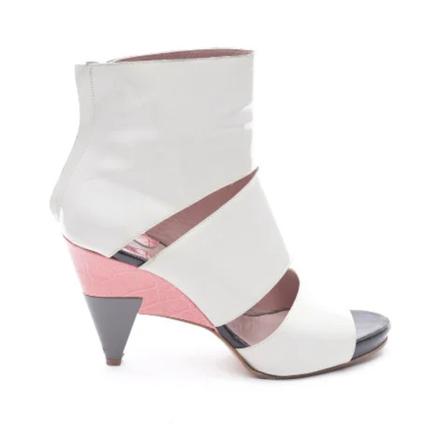 Chloé Pre-owned Pre-owned Læder sandaler Hvid, Dame