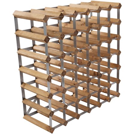 Traditional wine rack Vinstativ Påbyggingsbart 42 Flasker Light Oak' - 'Lys eik
