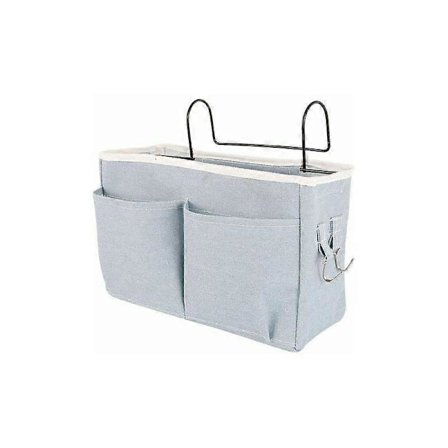 Hängande sängkorg, hängande hylla för loftsäng, vattentät sänghylla i canvas, förvaringsväska