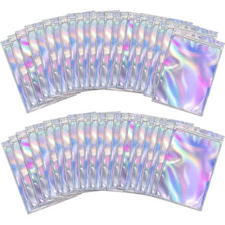 2 kokoa 200 kappaletta uudelleensuljettavia hajuttomia pusseja, vetoketjullisia pusseja, foliopussipusseja elintarvikkeiden säilytyspusseja (väri)