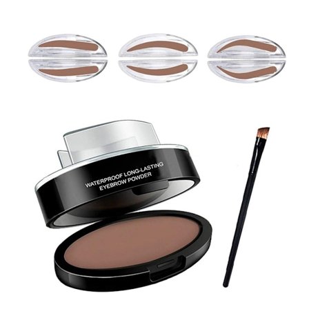 Vanntett øyenbrynstempelpulver Perfect Nature Eye Brow Powder Tinting Coloring Kit