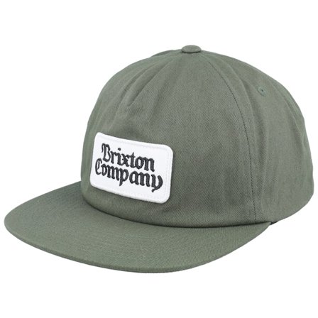 Brixton - Grön snapback Keps - Norvell Dark Olive Snapback @ Hatstore
