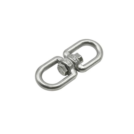 304 rustfrit stål drejeled til fiskeri, camping og nøgleringe - M4/m5/m6 nøgleringe