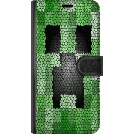 Samsung Galaxy S24 FE Lompakkokotelo Creeper / Minecraft