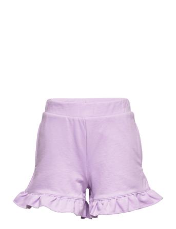Lpchilli Flounce Sweat Shorts Bc Purple Little Pieces