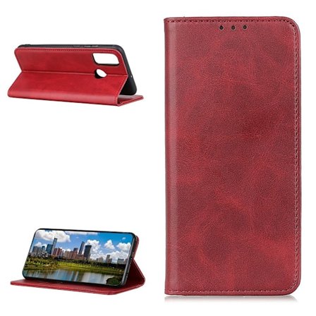 Äkta läder ZTE Blade A7s 2020 fodral - Röd