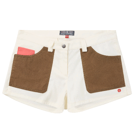Amundsen 3Incher Field Shorts Womens Offwhite/Tan