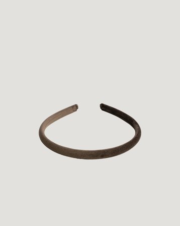Dark Department Velvet Hair Band Thin Brun Accessoarer Tjej - Kids Brand Store