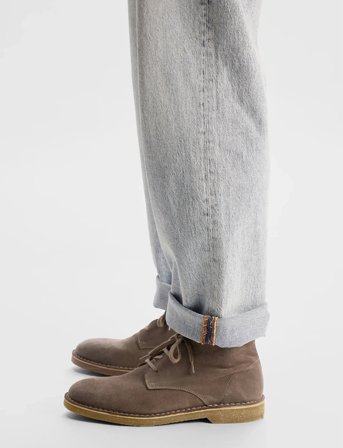 Selected Slhricco Suede Chukka Boot - Brown - 41