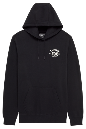 Felpa con cappuccio FOX Slogan Nero S