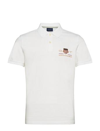 Archive Shield Ss Pique White GANT