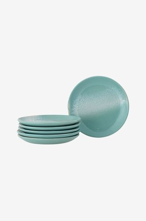Bloomingville - Safie Tallerken, 6-pakning - Grønn - Tallerkener - Fra Homeroom