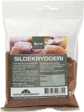 Natur Drogeriet Sildekrydderi 75 g, Helse & Madvarer, Krydderier, Øvrigt