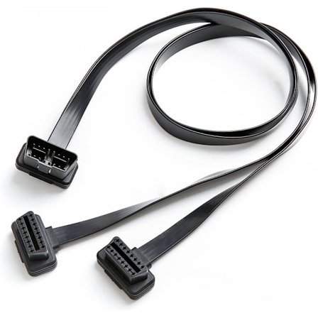 OBD II ODB2 Splitter 16-pin Forlængerkabel Adapter