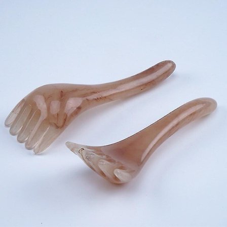 1pc Resin Beeswax Head Massager Comb Five Claw Head Scalp Massage Tool