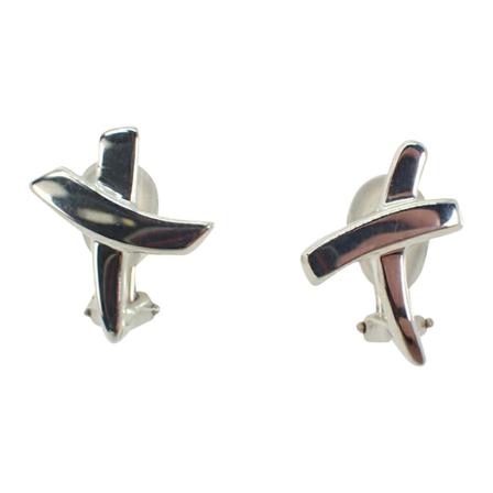 Tiffany & Co. Pre-owned Earrings , Grijs , Dames , Maat: ONE Size