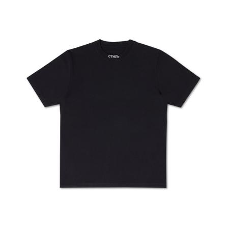 Heron Preston Logo-patch cotton T-shirt Sort, Herre T-shirts