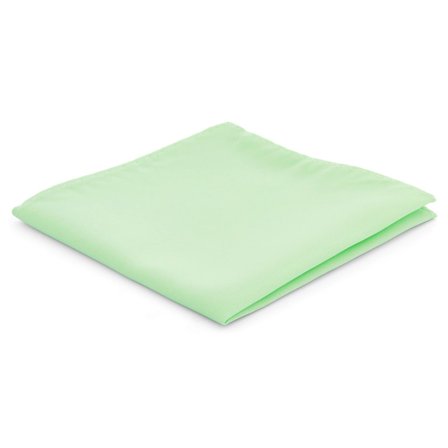 Pochette de costume vert menthe à l'eau pour hommes - Pochettes de costume de couleur unie