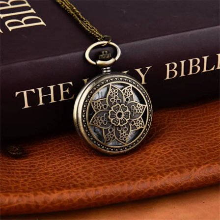 Vintage klassiska fickur Golden Silver Roman Scale Quartz Rund Fob Watch Vintage Skelett Watch Smycken Tillbehör