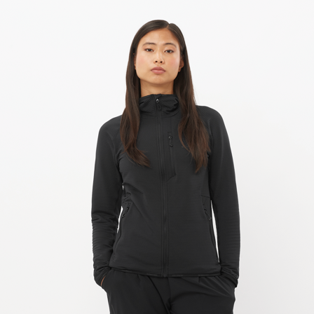 Salomon - Prendas intermedias Prendas Sntial Lightwarm Hd W - Deep Black