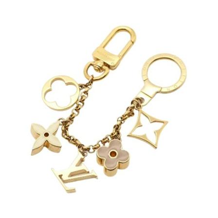Louis Vuitton Vintage Pre-owned Metall nyckelhllare beige, Dam Vintage Accessoarer, Dam, Storlek: ONE SIZE