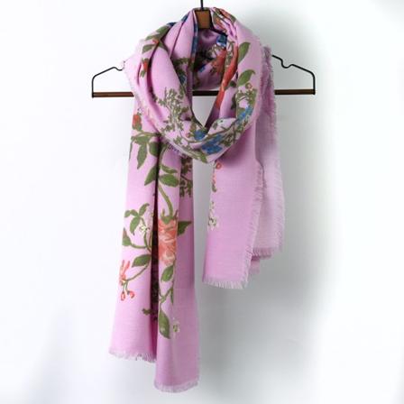 Frynset imitation Cashmere Dam höst Vinter Tørklæde Filt Wrap Sjal Stole Varm Mjuk Broken rose pollen 190*65CM