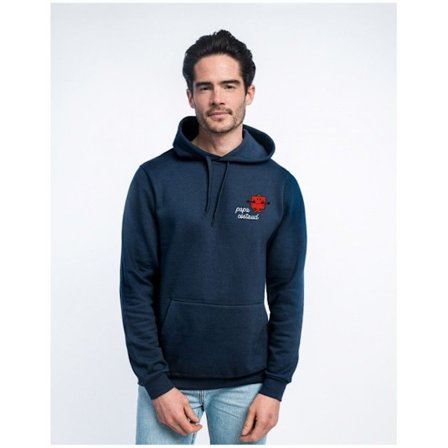 Huppari - Monsieur Madame - Mies - Kangaroo-tasku - Painettu Ranskassa - Slim fit