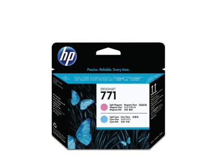 HP 771 - lys magenta, lys cyan - skriverhode
