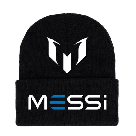 Messi fotbollsmössa, stickad mössa, unisex, fashionabel, one size fits all (VM)