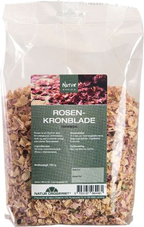 Natur Drogeriet Rosenkronblade 100 g, Helse & Madvarer, Krydderier, Øvrigt