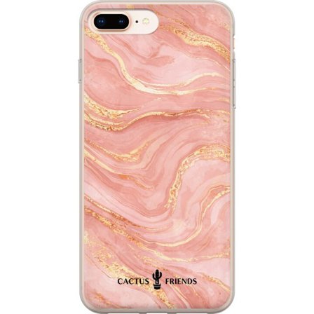 Yhteensopiva Puhelinkuori Apple Apple iPhone 7 Plus Cactus and Friends – RoseGoldFlow