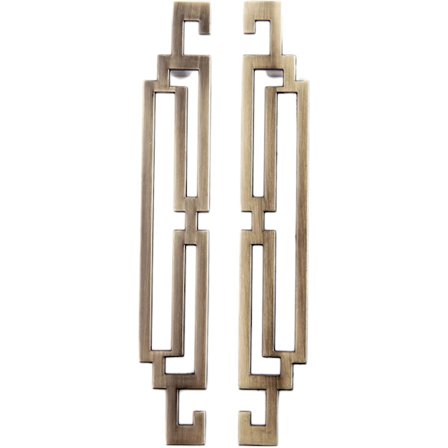 Set med 5 dörrhandtag, 128 mm möbelhandtag, europeisk stil Cu