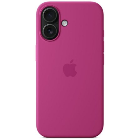 Apple Mobilskal till iPhone 16 MagSafe Silicone - Fuchsia