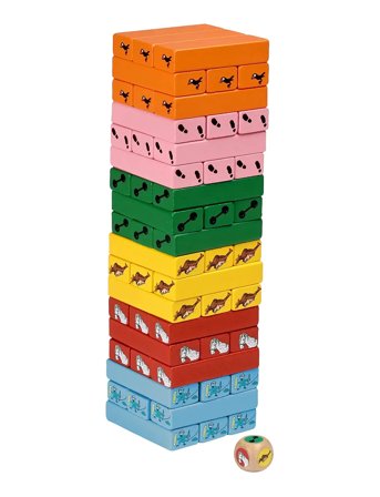 Pippi Barnspel Tornspel Orange Micki Leksaker