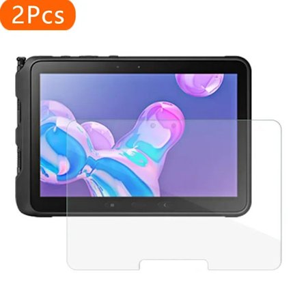 Karkaistu lasinen näytönsuoja, sirpalesuoja ja kaarisuoja Samsung Tab Active Pro/T545/T547 -laitteelle, 2 kpl