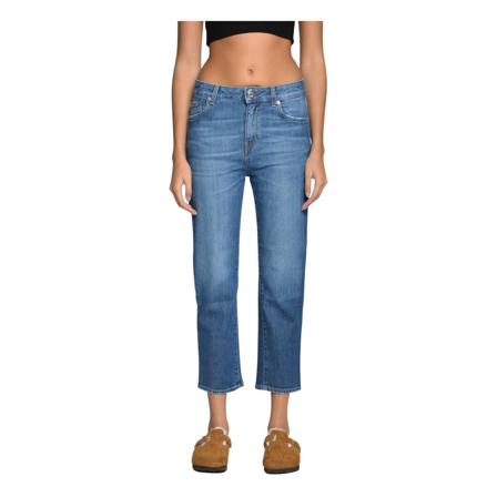 Department Five, Cropped Jeans Niebieski, Kobieta, Rozmiar: W28