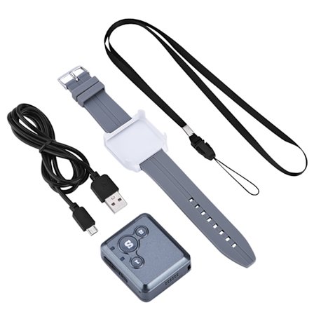 Mini GPS-paikannin paikannin lapsille Henkilökohtainen SOS-hälytys APP-seuranta (musta)